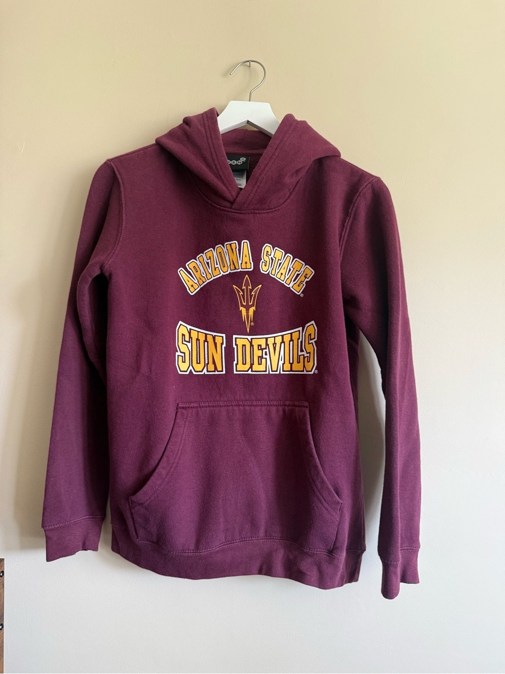 Arizona State Sun Devils Maroon Hooded Sweatshirt Youth XL